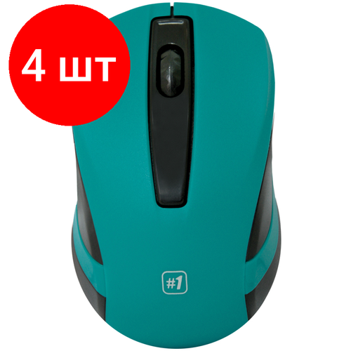 Комплект 4 шт Мышь беспроводная Defender Accura MM-605 зеленый 3btnRoll 240600₽