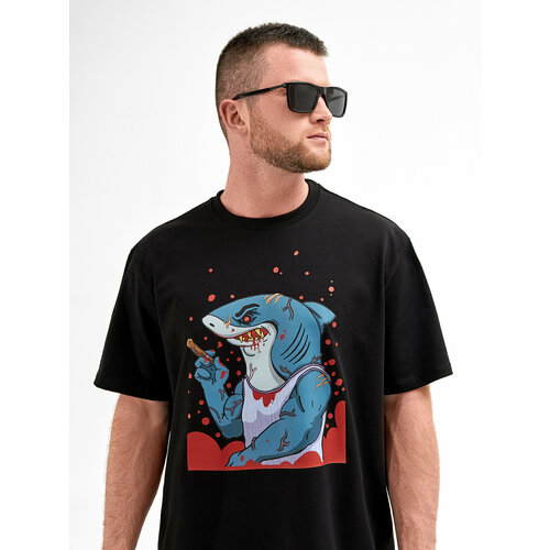 фото Футболка демидовская мануфактура, размер l, черный