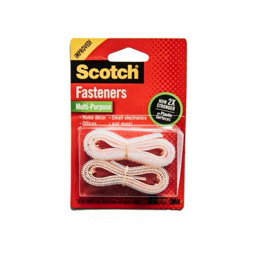 Самоклеящаяся лента-липучка Scotch 3М белый цвет