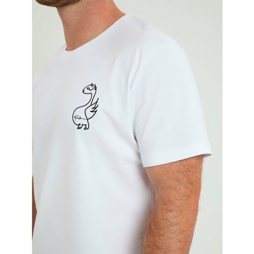 фото Футболка демидовская мануфактура, размер m, белый