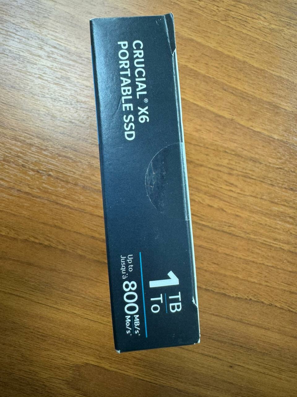 Внешний SSD-накопитель 1Tb Crucial X6 CT1000X6SSD9 (SSD) USB 32 Type C черный