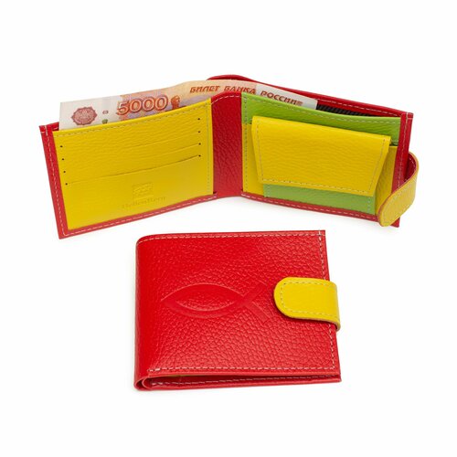 фото Кошелек hellenberg, желтый, красный