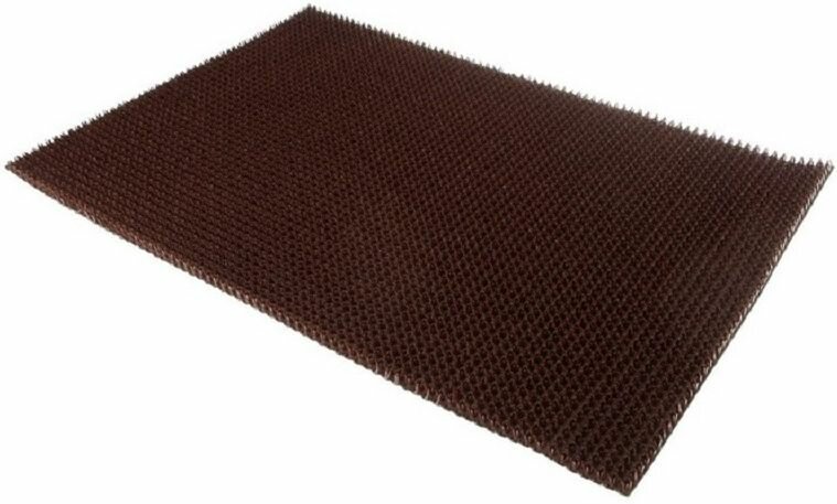 Покрытие ковровое щетинистое в ковриках 60*90см, темный шоколад, In'Loran