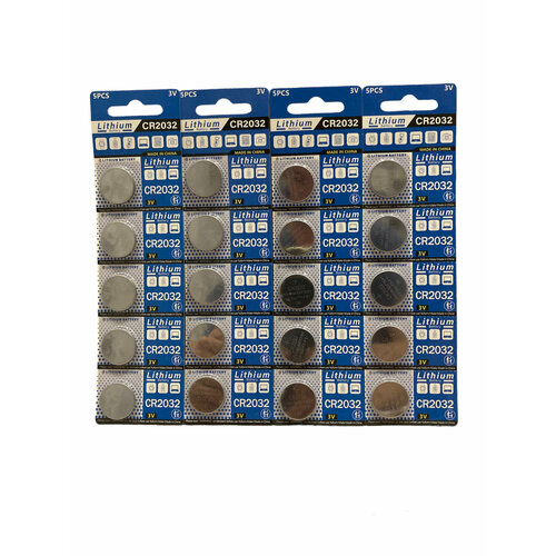 ycdc 3v cr 2032 coin cell battery dl2032 5004lc kl2032 lithium button battery cr2032 for watch remote electronic 12pcs 2cards Литиевая батарейка CR2032 Lithium Battery 3V,20шт