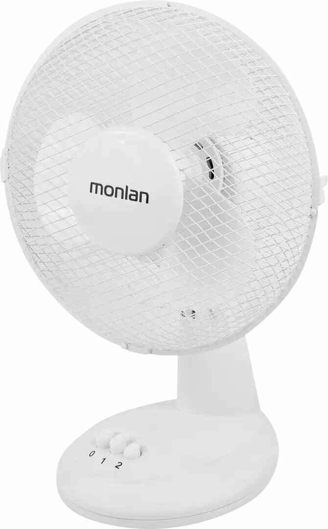 Вентилятор настольный Monlan MT-30W 30 Вт 27 см цвет белый