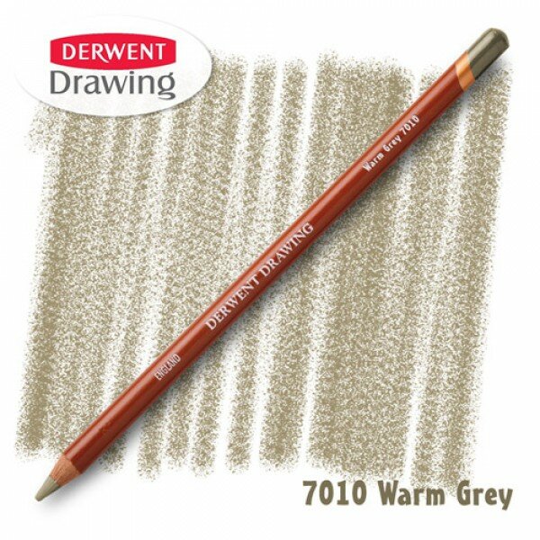 Карандаш Derwent Drawing 7010 Серый теплый (Warm-Grey)