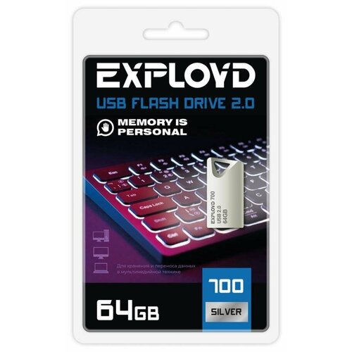 EXPLOYD EX-64GB-700-Silver 2.0