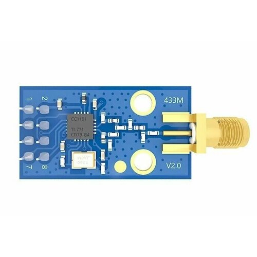 Модуль LoRa E07-M1101D-SMA cc1101 433mhz rf module transceiver cdsenet e07 m1101d sma long distance transmission cc1101 433 mhz receiver and transmitter