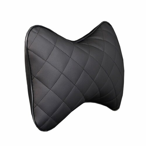 Подушка - подголовник (косточка) Azard Siger экокожа ромб AZARD PKG002-B | цена за 1 шт