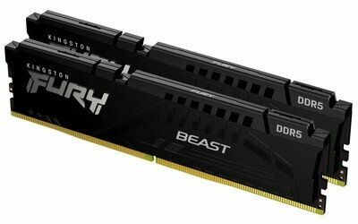 Оперативная память KINGSTON FURY Beast Black DIMM DDR5 32GB (2x16GB) 5600 MHz (KF556C40BBK2-32)