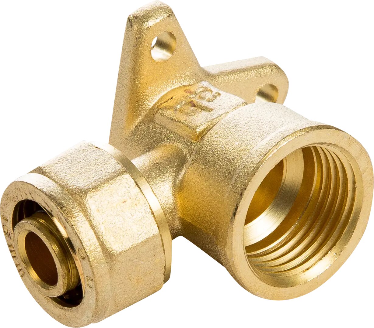 Водорозетка Aquabeam 1 2x16 мм ВР латунь ABO 354  Y 001604