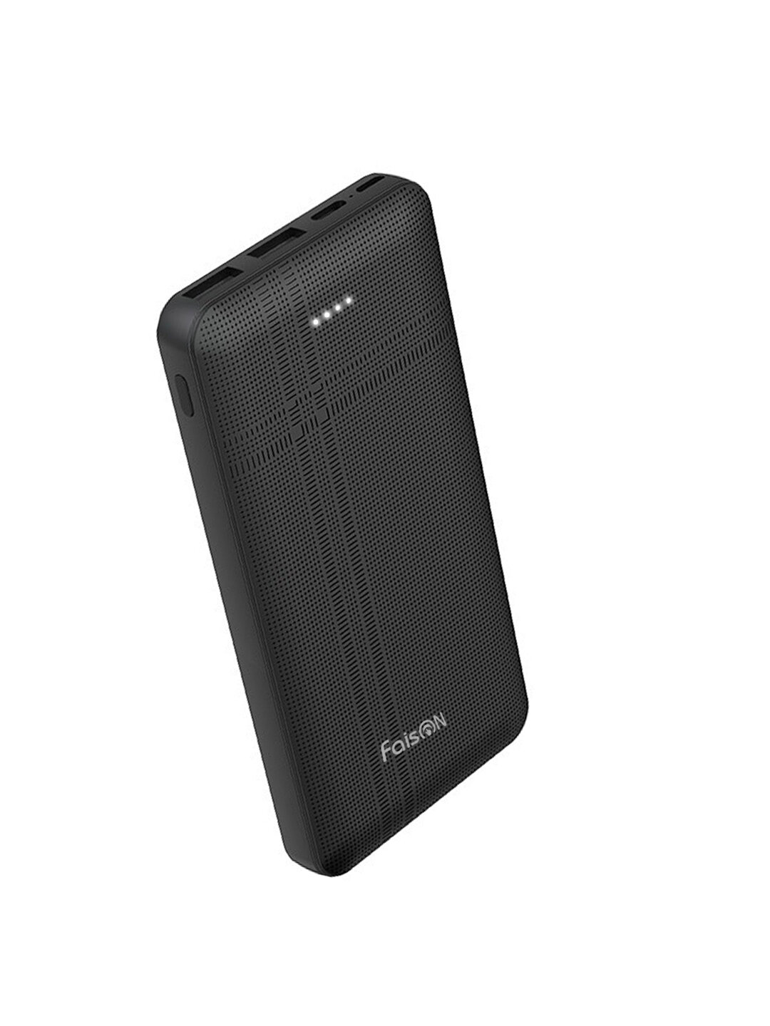 Портативный аккумулятор FaisON J48, Nimble, 10000mAh, пластик, 2 USB выхода, 2.0A, цвет: чёрный