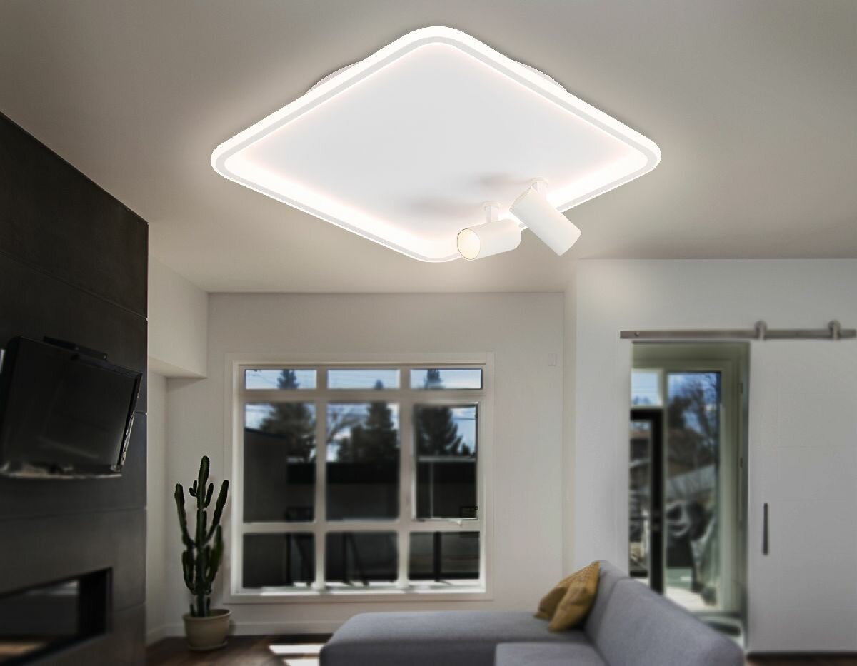 Потолочный светодиодный светильник с пультом ДУ Ambrella light COMFORT FL5114 - фото №6