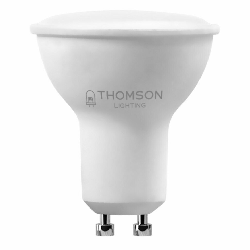 Лампа светодиодная thomson led 8вт gu10 690лм 6500k mr16 спот