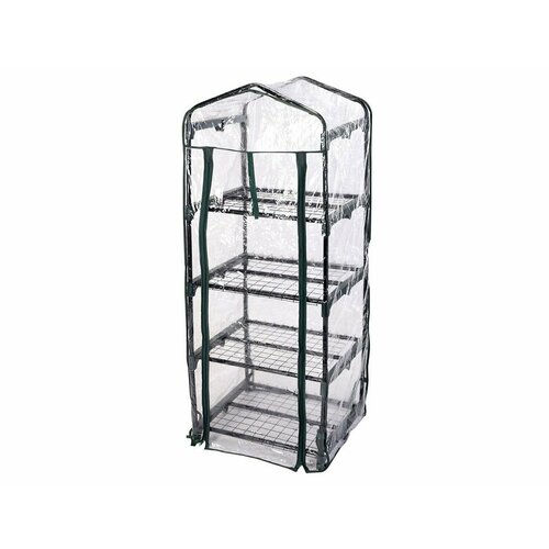 Парник для дома и балкона шкафчик-сад четырехъярусный, PVC, металл, 50х45х130 см, Koopman International CE6500040