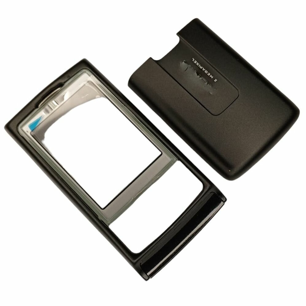 Корпус для Nokia 6270 передняя панель + задняя крышка (Цвет: черный)