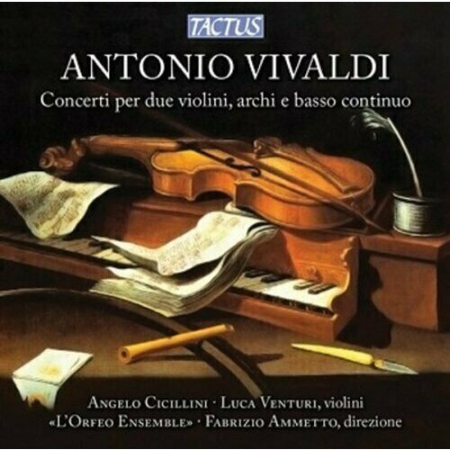 AUDIO CD Vivaldi: Concertos for Two Violins, Strings and Continuo. 1 CD