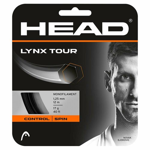 фото Теннисная струна head lynx tour черный 281790-17bk (толщина: 125)