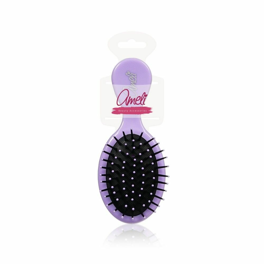 фото Массажная расческа Ameli mini фиолетовая