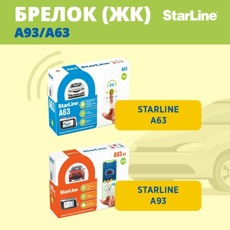 Брелок основной StarLine A93/А63