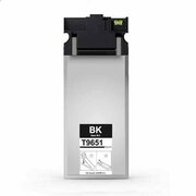 Контейнер с чернилами для Epson WF-M5799DWF, WF-M5299DW, WF-M5298DW (совм. T9651 XL картридж Ink Supply Unit, чернильный пакет с чипом чёрный Black