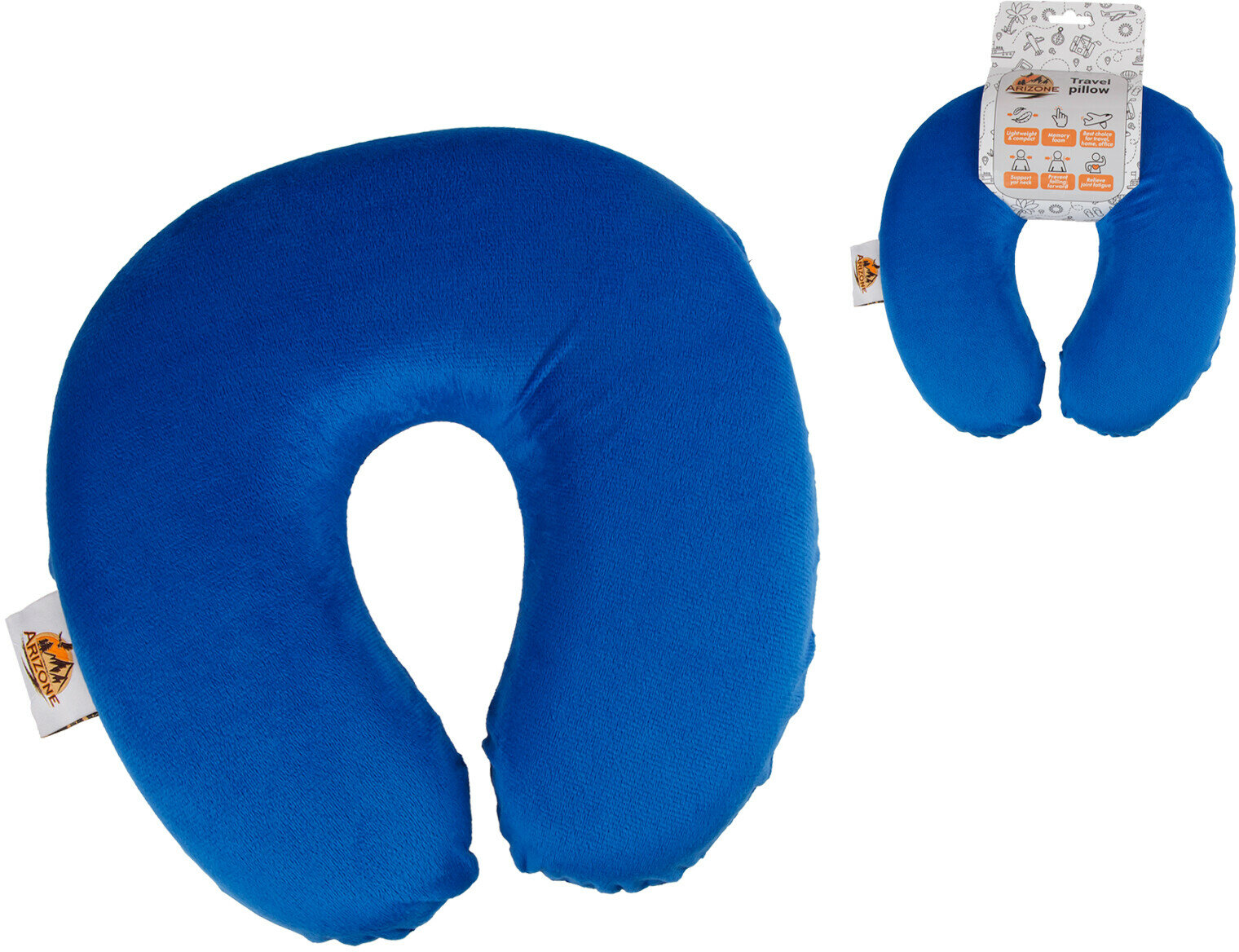 фото Подушка с эффектом памяти ARIZONE синяя (28-170003)