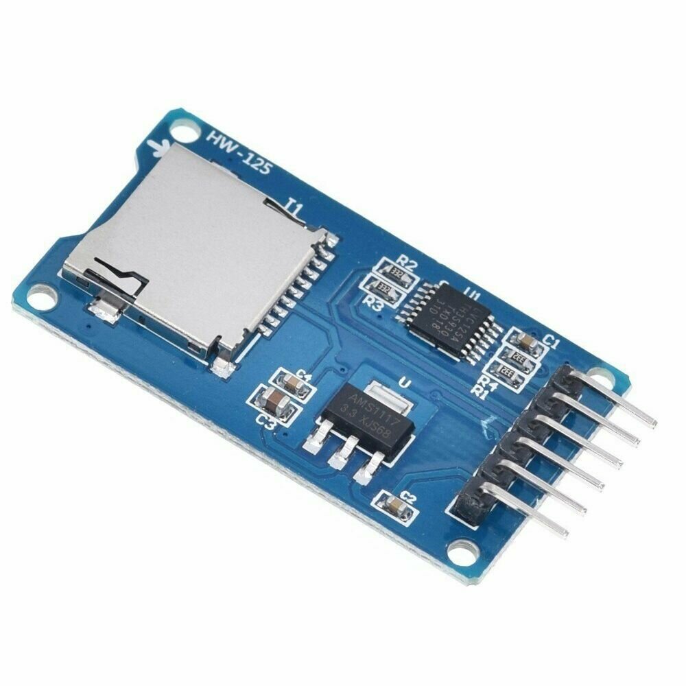 Модуль подключения MicroSD карты памяти к Arduino (5 штук) — фото 1