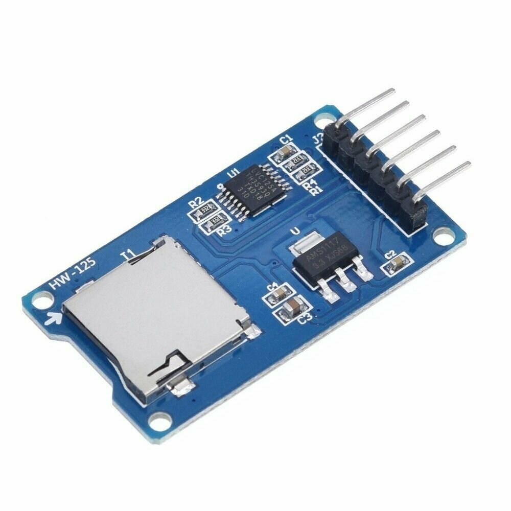 Модуль подключения MicroSD карты памяти к Arduino