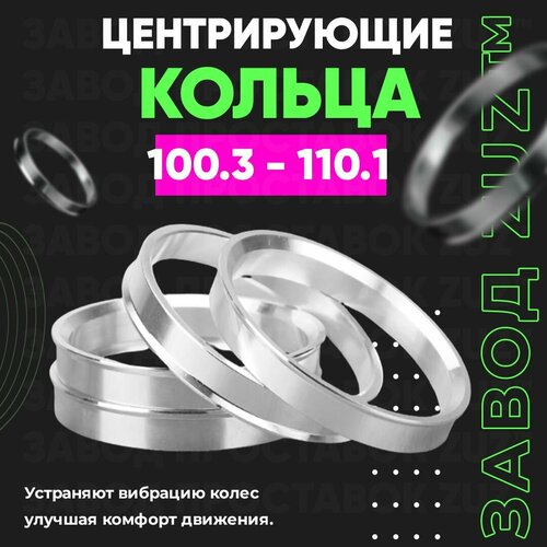 Центровочные кольца для колес. дисков 100,3-110,1 (ал.)