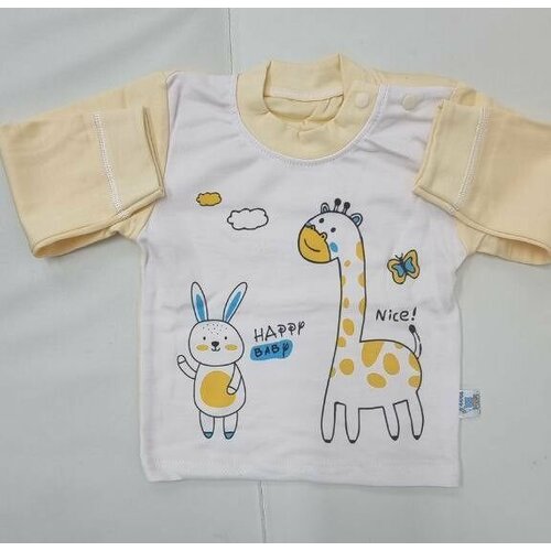 фото Футболка , размер 80, желтый micky baby