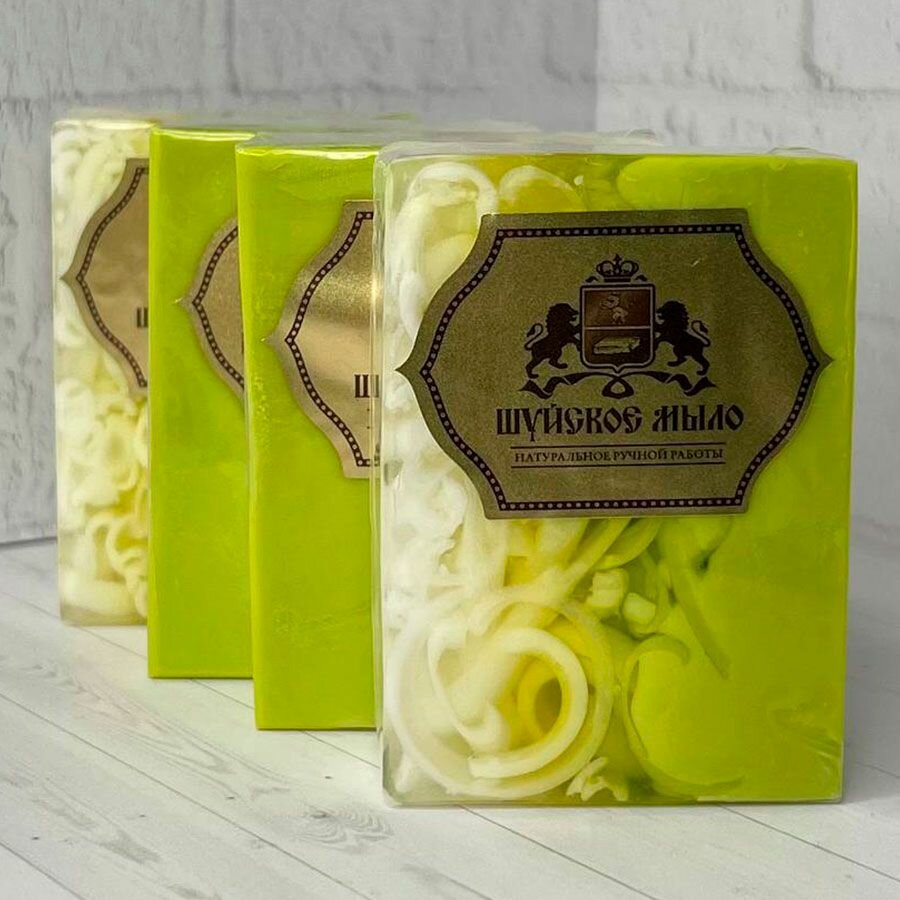 фото Натуральное мыло ручной работы серия молодильное "Бамбук"