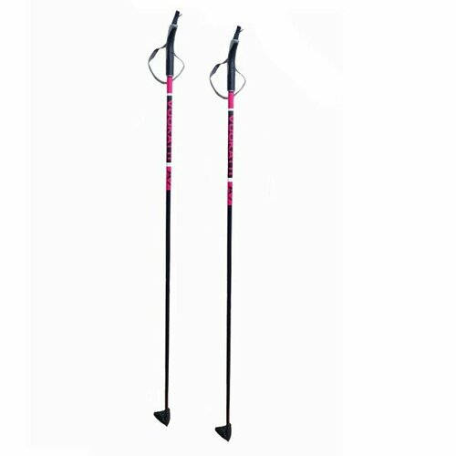 фото Палки лыжные vuokatti 110 см black/magenta стекло