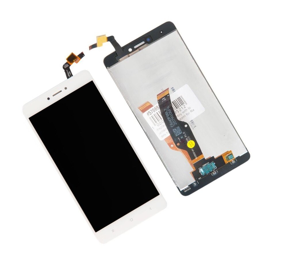 Display / Дисплей в сборе с тачскрином для Xiaomi Redmi Note 4X, белый (original lcd)
