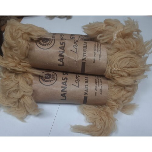 Пряжа LANAS STOP Lamb №736 бежевый, 100% шерсть мериноса, 50 г, 10,15 м , 1 штука
