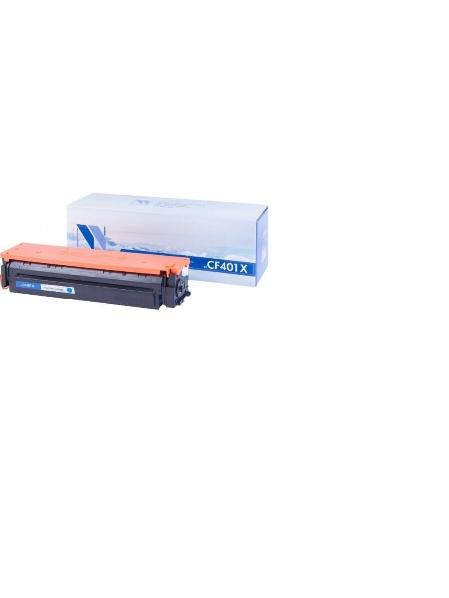 Картридж лазерный NV Print совместимый CF401X Голубой