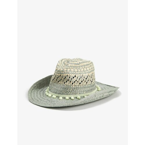 фото Шляпа koton женская шляпа, размер t, зеленый