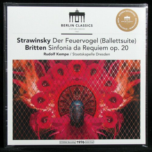 Виниловая пластинка Berlin Classics Rudolf Kempe – Strawinsky / Britten: Der Feuervogel (Ballett-Suite) / Sinfonia Da Requiem Op. 20