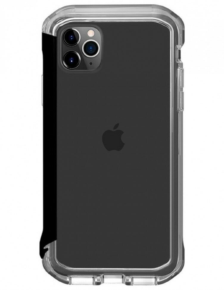 Чехол-бампер Element Case Rail для iPhone 11 Pro/X/XS, цвет Прозрачный/Черный (EMT-322-222EY-04)