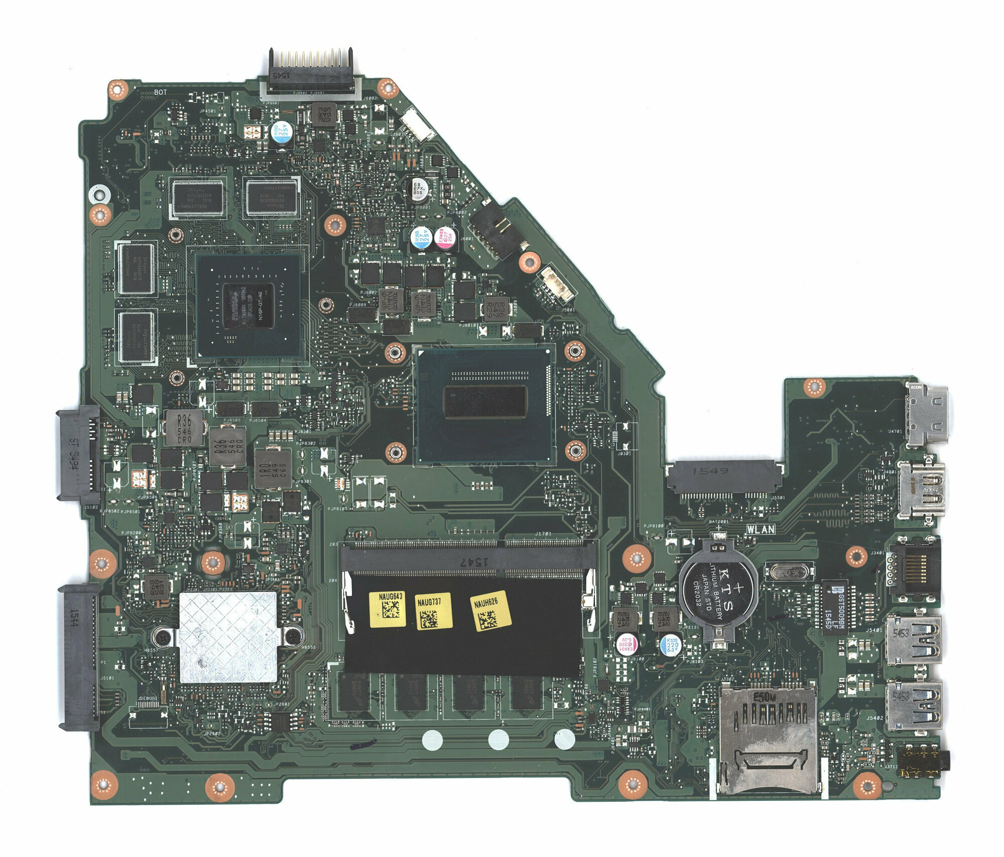 Материнская плата Asus X550LC REV2.0 i5-4250U SR16M 4GB DDR3 UMA