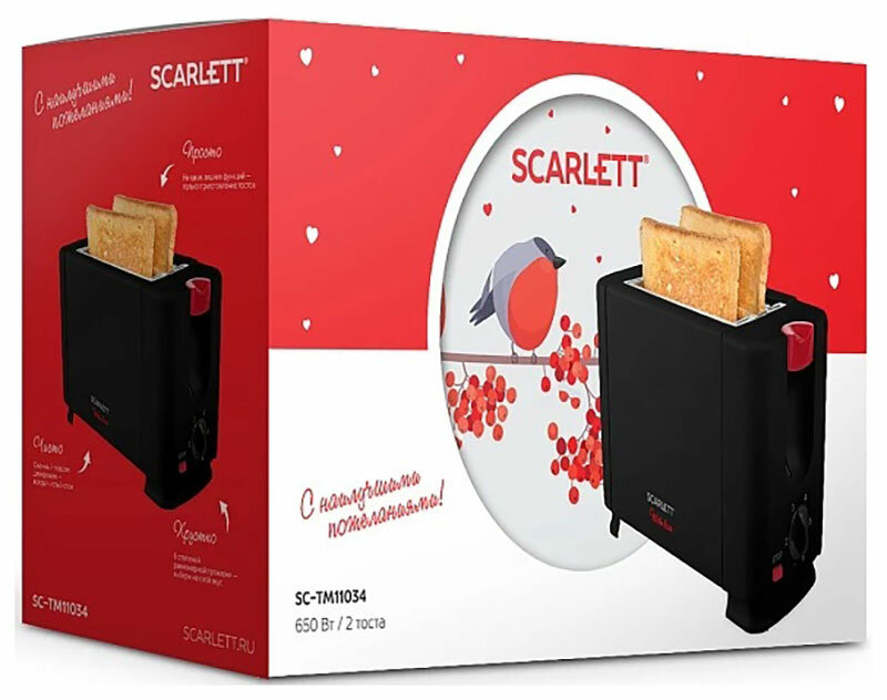 Тостер Scarlett SC-TM11034 на 2 ломтика - фото №10