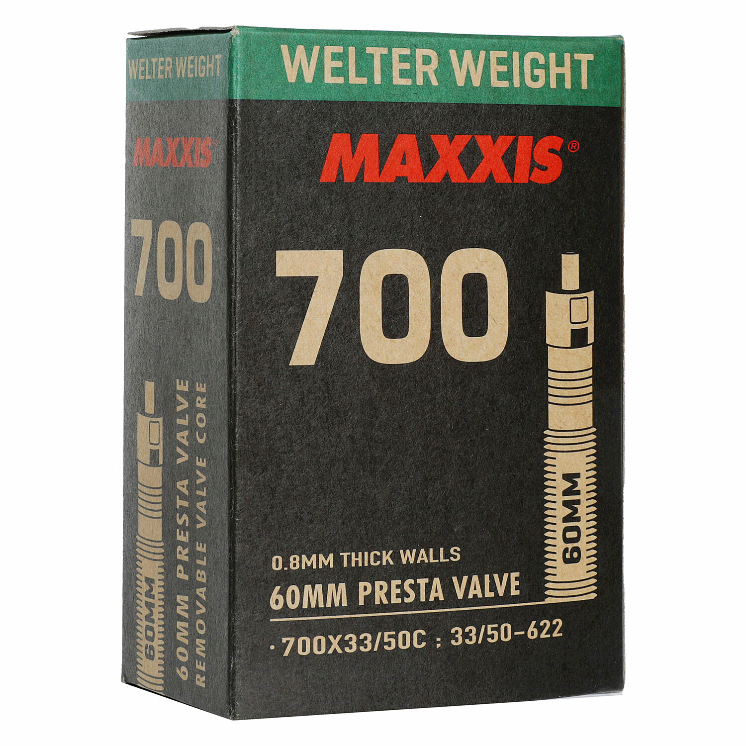 Велокамера Maxxis Welter Weight 700X33/50C Велониппель 60мм