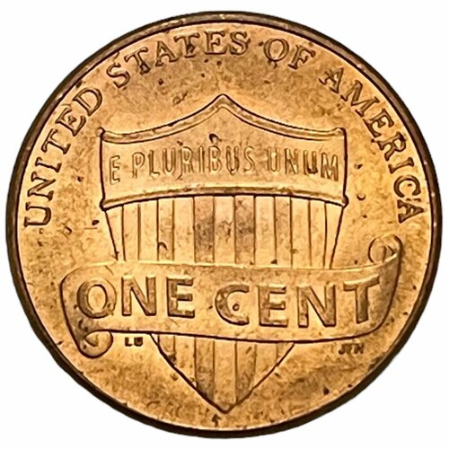 США 1 цент 2014 г. (Shield Cent, Линкольн) (Лот №2) сша 1 цент 2013 г shield cent линкольн d лот 2