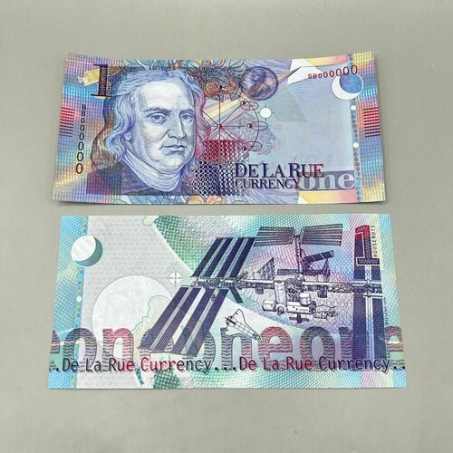 Банкнота Великобритания Англия тестовая банкнота Исаак Ньютон 1999 год! UNC!