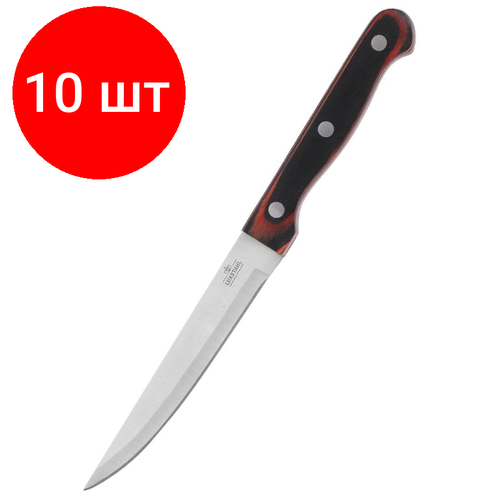 Комплект 10 штук, Нож для овощей 4.5 115мм Redwood Luxstahl, кт2521