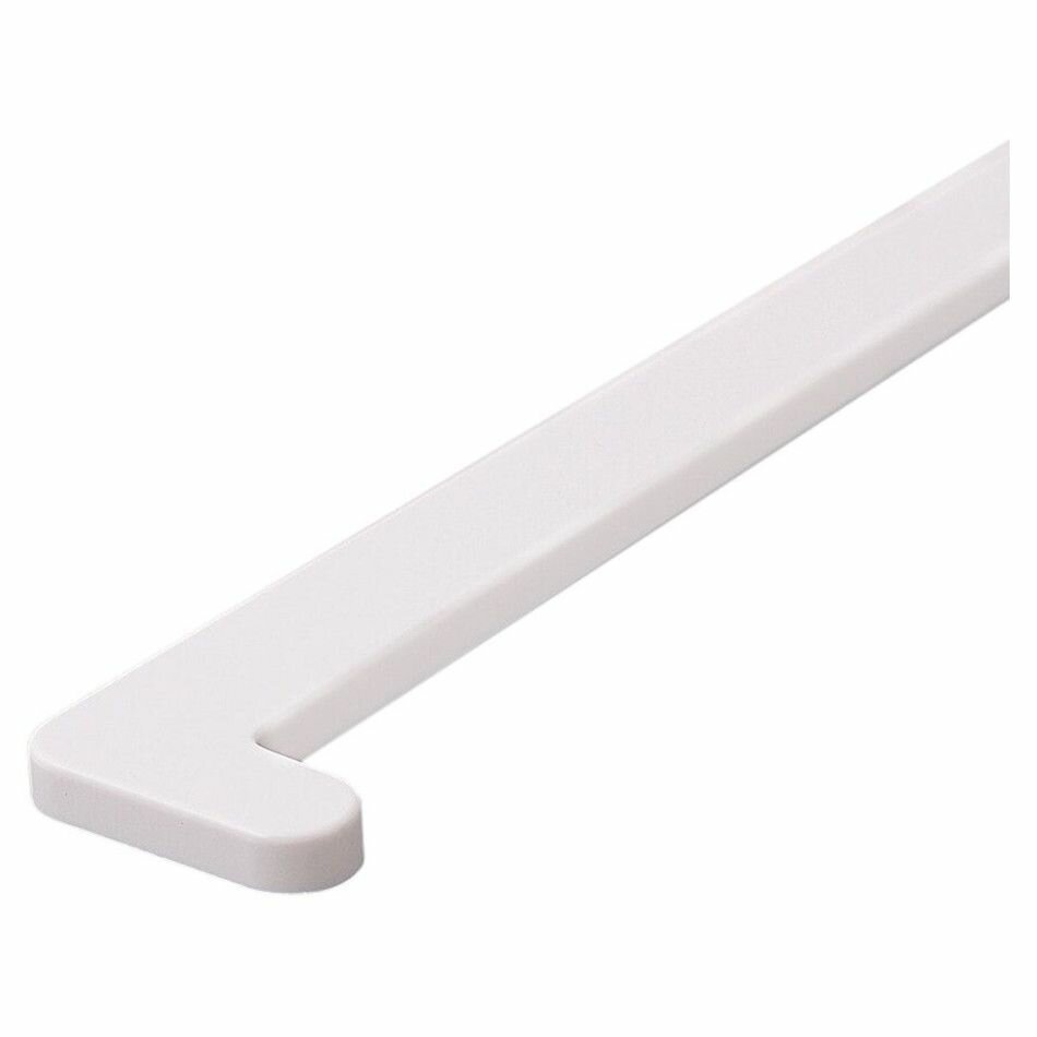 фото Заглушка/торцевая/накладка для подоконника боковая двухсторонняя, 600мм, белый цвет