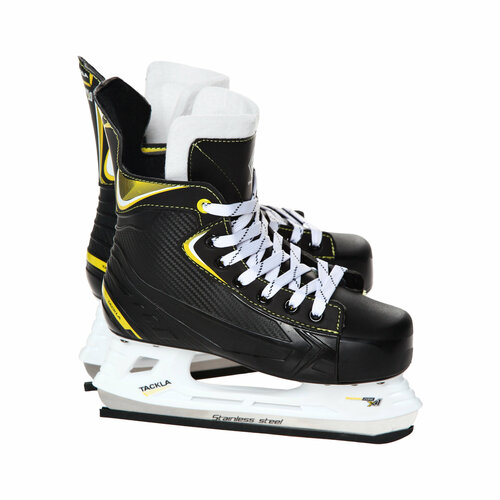 Коньки Tackla Hockey Skate Game Zone X1 YELLOW/BLACK JR (34) шорты hockey style jr размер 160