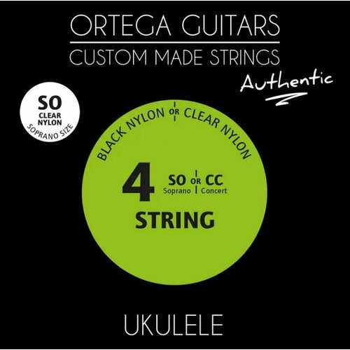Authentic Комплект струн для укулеле сопрано, Ortega UKA-SO