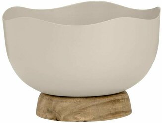 Чаша декоративная EGLO MONYWA, металлическая, бежевая, 16,5см