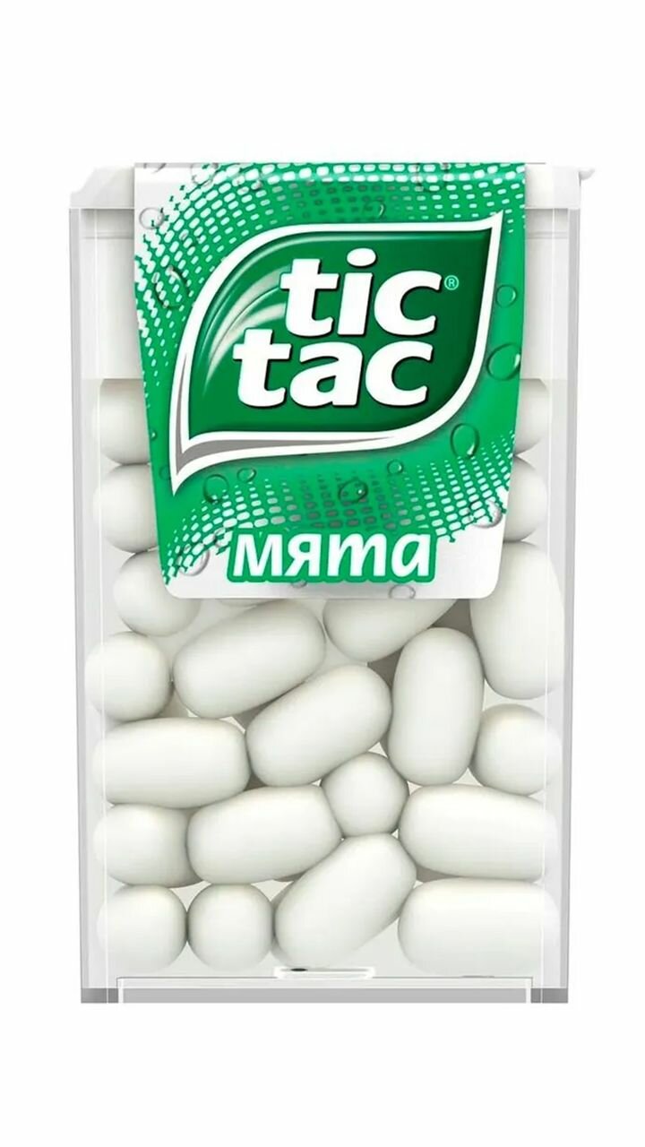 Драже Tic-Tac Тик-Так Мята, 16 г х 12 шт - фотография № 11