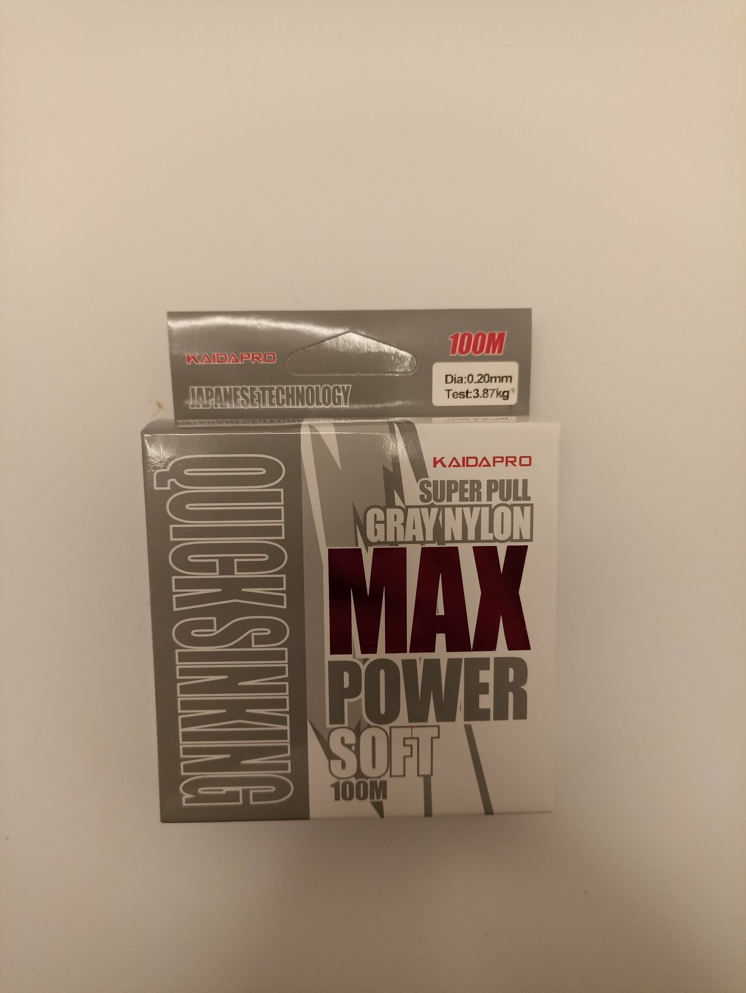 Леска Kaida MAX Power soft 100m 0.18mm 3.30kg